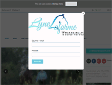 Tablet Screenshot of lynelaforme.com